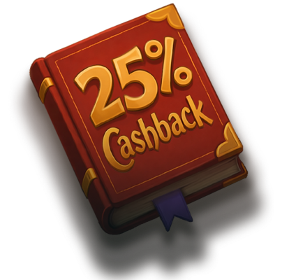25% cashback